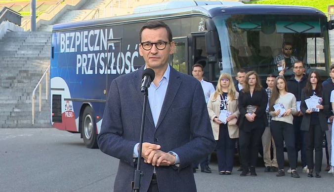 PiSbus rusza w Polskę. Premier Morawiecki podał cel objazdu