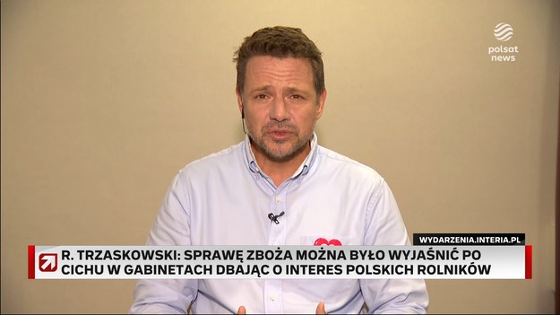 Prowadzący Bogdan Rymanowski dopytywał czy Kijów zmienił orientację polityczną i obecnie przedkłada kontakty z Berlinem nad współpracę z Warszawą.- Mam nadzieję, że nie, dlatego że to my jako kraj, ale również jako obywatele pomagaliśmy Ukrainie. To tutaj Niemcy nie mogli się zdecydować przez wiele miesięcy czy pomagać Ukrainie czy nie. Mam nadzieję, że Ukraina wie, że tego najbliższego sojusznika i przyjaciela ma właśnie w Polsce - wskazał Rafał Trzaskowski.- Natomiast jeżeli Ukraińcy zamierzają szukać innych sojuszników, bliższych sobie, to po pierwsze robią błąd, a po drugie być może zmusza ich do tego kompletnie nieodpowiedzialna polityka rządzących w Polsce - podkreślił w "Gościu Wydarzeń".