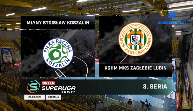 Młyny Stoisław Koszalin - KGHM MKS Zagłębie Lubin 22:35. Skrót meczu. WIDEO