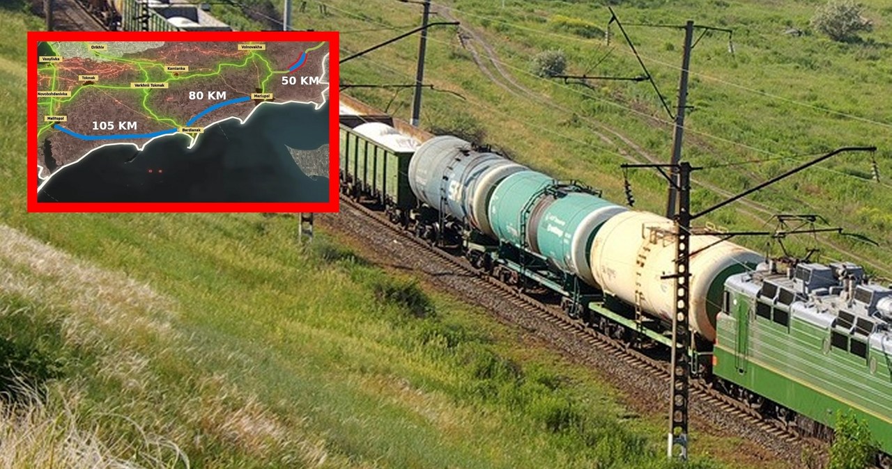Los rusos están construyendo un ferrocarril en Ucrania.  Saben lo que les espera