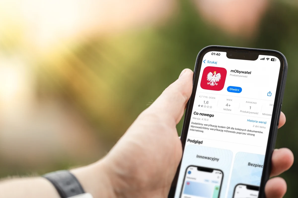 Od dziś w smartfonie będzie można sprawdzić, czy jesteśmy ujęci w Centralnym Rejestrze Wyborców i do którego obwodu głosowania jesteśmy przypisani. Taka funkcja pojawi się w aplikacji mObywatel. 