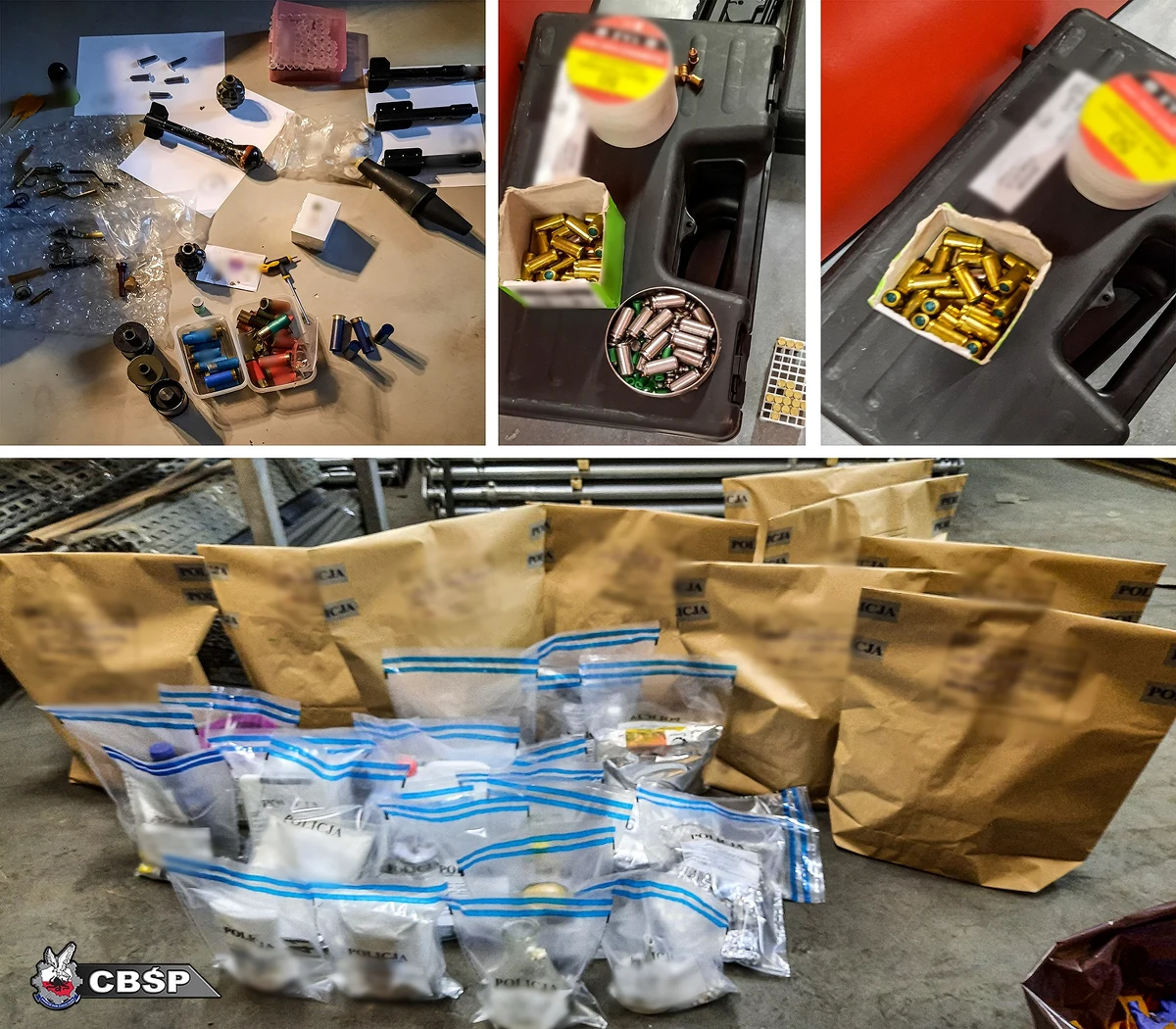 Laboratorium produkujące materiały wybuchowe oraz pokaźny arsenał broni i amunicji zlikwidowali w Małopolsce policjanci z opolskiego CBŚP. Zatrzymali 31-latka, który zajmował się produkcją. Funkcjonariusze znaleźli u niego ponad milion złotych w gotówce. 