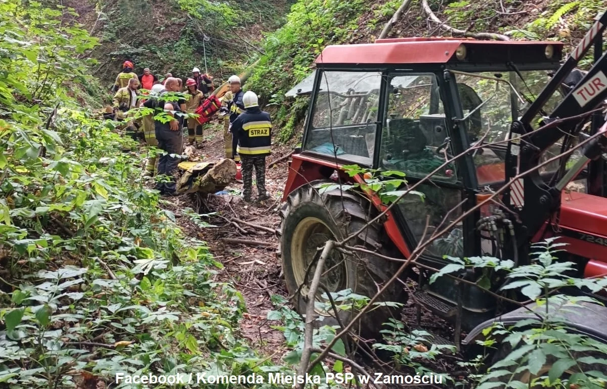 55-letni mężczyzna zginął w wypadku podczas wycinki drzew w Gorajcu-Zastawie na Lubelszczyźnie. Mężczyzna został przygnieciony przez konar.