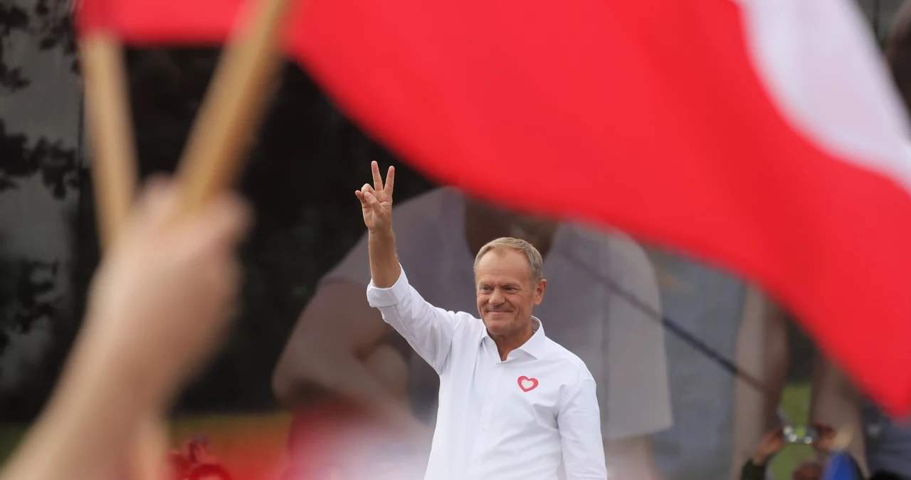 Wybory 2023. Marsz Miliona Serc W Warszawie. Donald Tusk: Zwyciężymy ...