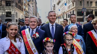 Andrzej Duda na największej paradzie Polonii. "Pierwszy w historii"