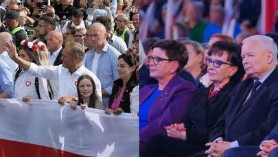 „Niewyobrażalne tłumy” w Warszawie i „największa w historii konwencja polityczna” w Katowicach [ZAPIS RELACJI]