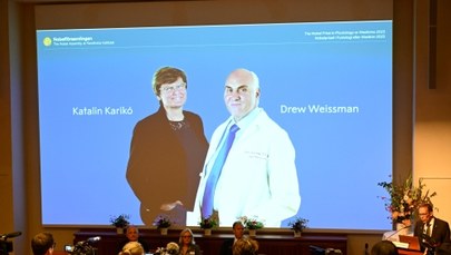 Katalin Kariko i Drew Weissman laureatami Nagrody Nobla z medycyny