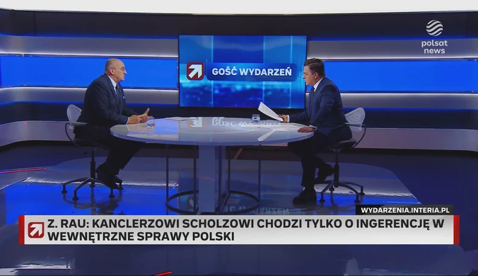 Rau w "Gościu Wydarzeń" o dymisji w związku z "aferą wizową"