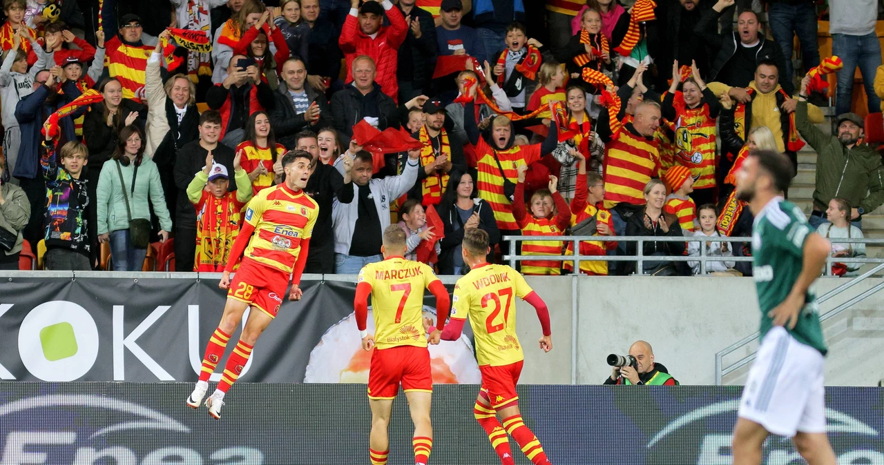 Jagiellonia Białystok pokonała Legię Warszawa 2-0