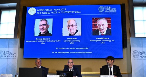 Szwedzka Królewska Akademia Nauk ogłosiła nazwiska tegorocznych laureatów Nagrody Nobla z chemii. Otrzymali je Moungi G. Bawendi z MIT, Louis E. Brus z Columbia University oraz Alexei I. Ekimov z Nanocrystals Technology.