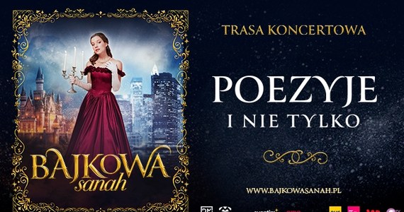 sanah po raz kolejny przygotowała dla swoich fanów niespodziankę! Tym razem artystka zaprasza do bajkowego świata poezji ogłaszając trasę koncertową BAJKOWA sanah: Poezyje i nie tylko. Artystka wystąpi w Tarnowie, Zabrzu, Gdańsku, Toruniu, Warszawie, Krakowie, Poznaniu, Wrocławiu, Łodzi i Szczecinie wiosną 2024 roku. Bilety właśnie trafiły do sprzedaży na www.bajkowasanah.pl 