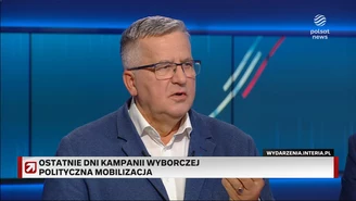 Komorowski o telewizyjnej debacie wyborczej: Kaczyński uciekł