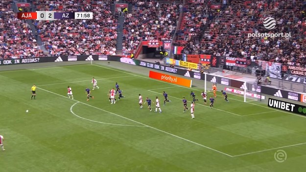 Ajax - AZ 1:2 (0:1)

Bramki: van den Boomen 73 - Pavlidis 45, de Wit 57.