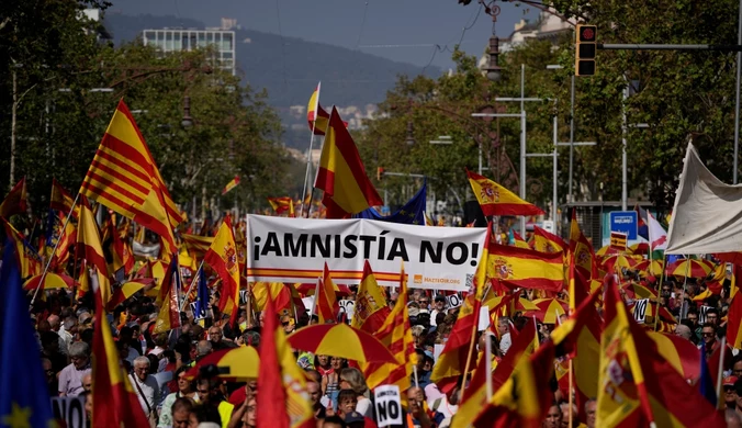 Nie chcą niepodległości Katalonii. Tłumy protestowały w Barcelonie