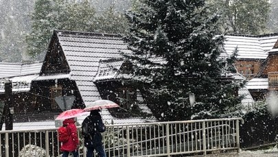 W Zakopanem spadł pierwszy śnieg [ZDJĘCIA] 