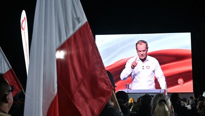 Debata wyborcza w TVP: Tusk zatrzymany przez gong. "Kaczyński stchórzył"