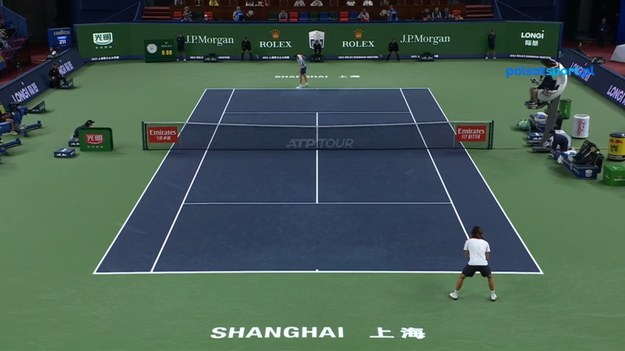 Skrót meczu 4. rundy turnieju ATP w Szanghaju Hubert Hurkacz - Zhizhen Zhang 7:6 (8-6), 4:6, 7:6 (7-4).

