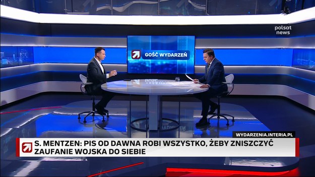 Sławomir Mentzen został zapytany przez Bogdana Rymanowskiego o rezygnację generałów. Szef Sztabu Generalnego Wojska Polskiego gen. Rajmund Andrzejczak oraz Dowódca Operacyjny Rodzajów Sił Zbrojnych gen. Tomasz Piotrowski złożyli wniosek o rezygnację z zajmowanych stanowisk. Zarówno armia, jak i BBN nie komentują powodów dymisji.- PiS od bardzo dawna robi wszystko, aby zniszczyć zaufanie wojska do siebie. Wykorzystuje instrumentalnie wojsko w kampanii wyborczej. Te wszystkie pikniki, to ujawnianie planów sprzed ponad dziesięciu lat. PiS zachowuje się względem wojska bardzo źle - ocenił lider Konfederacji.- Oni musieli dać wyraźny komunikat. Żałuję, że publicznie nie podali przyczyn. To haniebne, co PiS robi z wojskiem - stwierdził Mentzen. - To jest krzyk rozpaczy Wojska Polskiego - dodał w "Gościu Wydarzeń".