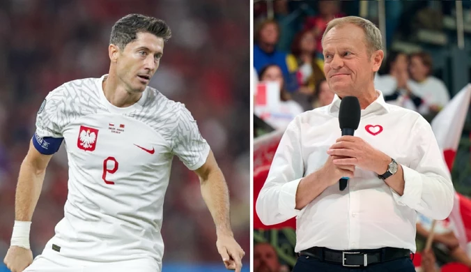 Robert Lewandowski pokazał nagranie z Donaldem Tuskiem. "Nadchodzi czas pojednania"