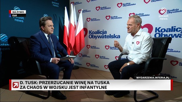 - Musi pan wytłumaczyć Polakom, co to są chwilowe dymisje - zwrócił się Donald Tusk do premiera Mateusza Morawieckiego.Dodał, że "dziś tylko dzięki opozycji i mediom możemy się dowiedzieć, że jakieś dymisje miały miejsce". - Wygląda to tak, jakby była przygotowywana akcja po przegranych przez PiS wyborach. To nie jest moja opinia - ocenił w "Gościu Wydarzeń".