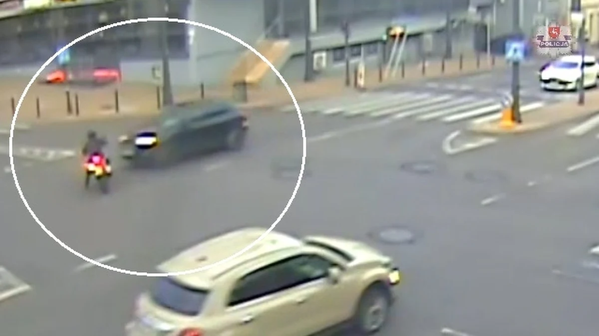 22-latka kierując motocyklem nie zastosowała się do zakazu skrętu w lewo i zderzyła się z kierującym oplem. Do wypadku doszło w środę w Lublinie o godzinie 17.20 na skrzyżowaniu ul. Lipowej z ul. Narutowicza. Młoda kobieta miała dużo szczęścia, ponieważ nie odniosła poważnych obrażeń ciała. Policja publikuje nagranie ku przestrodze.