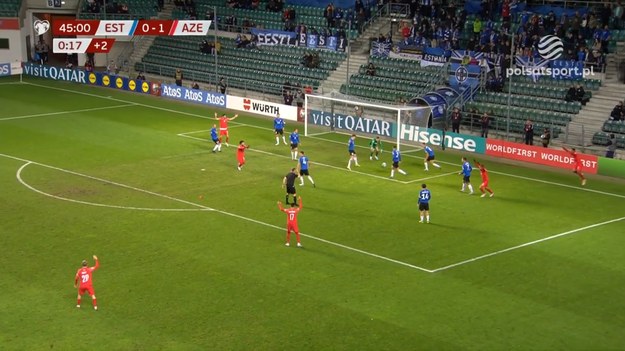 Estonia - Azerbejdżan 0-2. Skrót meczu eliminacji Euro 2024.

