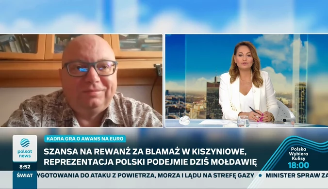 Radosław Nawrot przed Polska - Mołdawia: Nie zasłużyliśmy na tę szansę, ale ją mamy. WIDEO