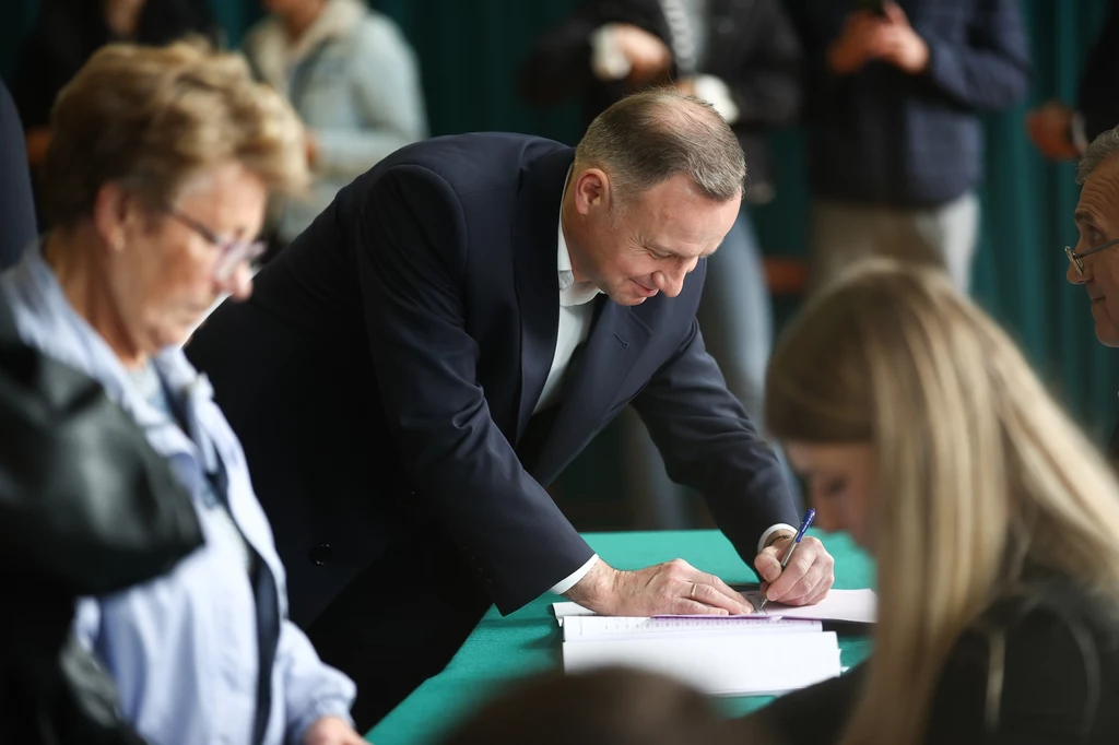 Prezydent Andrzej Duda oddał głos w Krakowie