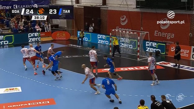 Skrót meczu 9. kolejki ORLEN Superligi Energa Wybrzeże Gdańsk - Grupa Azoty Unia Tarnów 36:38 (20:18).

