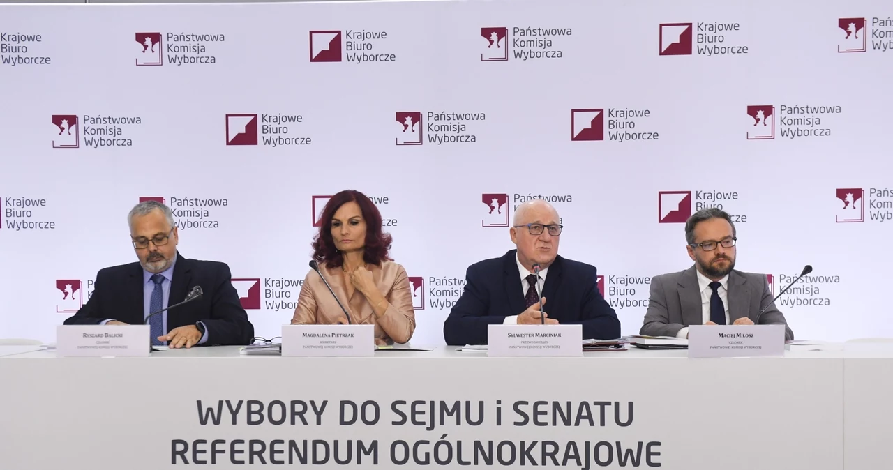 Wybory 2023. Konferencja Państwowej Komisji Wyborczej 