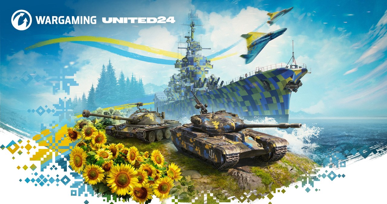 Pasją, ludzi, pracujących, firmie, Wagaming, wojenne, jednak, obrzydzeniem, napawa, prawdziwa, wojna, temat, jest, szczególnie, Wargaming United niesie pomoc Ukrainie