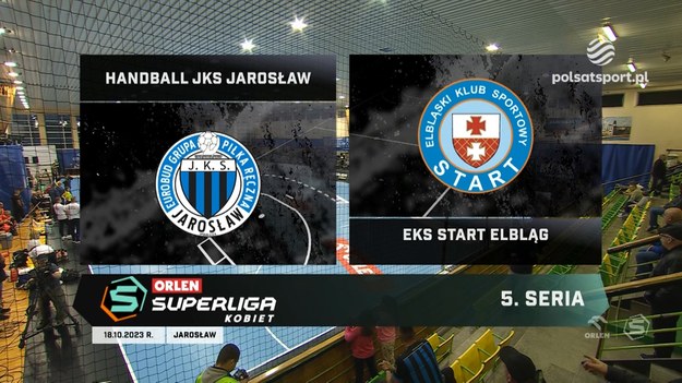 Skrót meczu 5. kolejki ORLEN Superligi szczypiornistek Handball JKS Jarosław - EKS Start Elbląg 18:19 (9:8).

