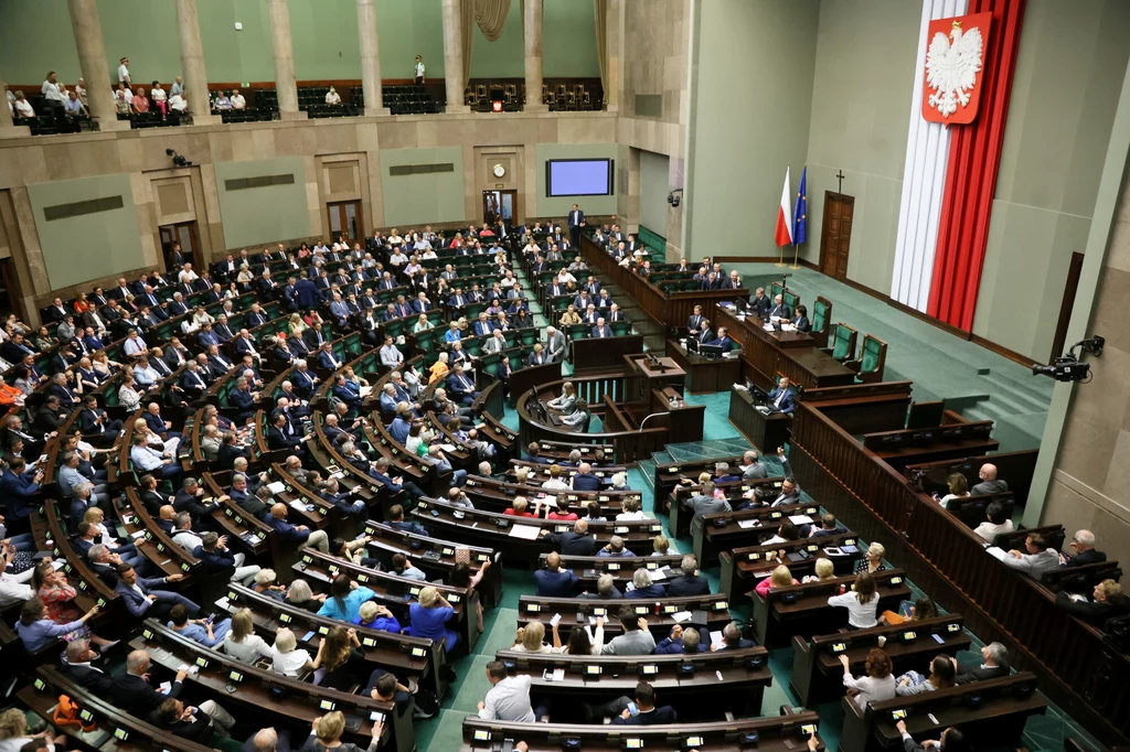 Sala plenarna w Sejmie
