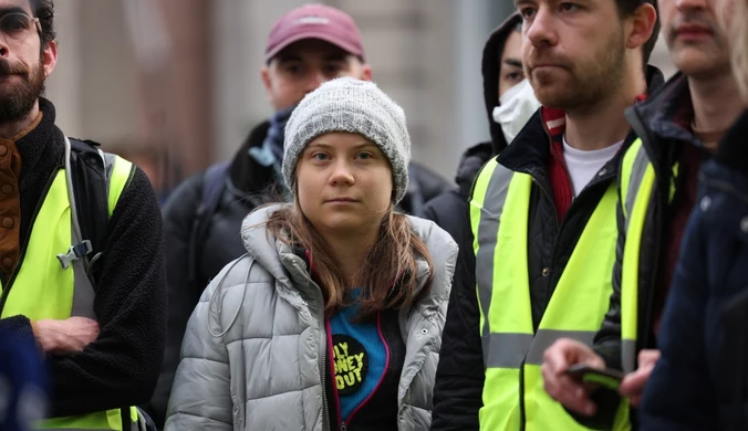 Z aresztu prosto na ulicę. Greta Thunberg protestuje w Londynie