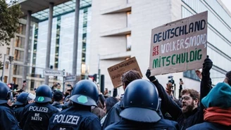 Gwałtowny obrót protestów w Berlinie. Kilkadziesiąt rannych osób