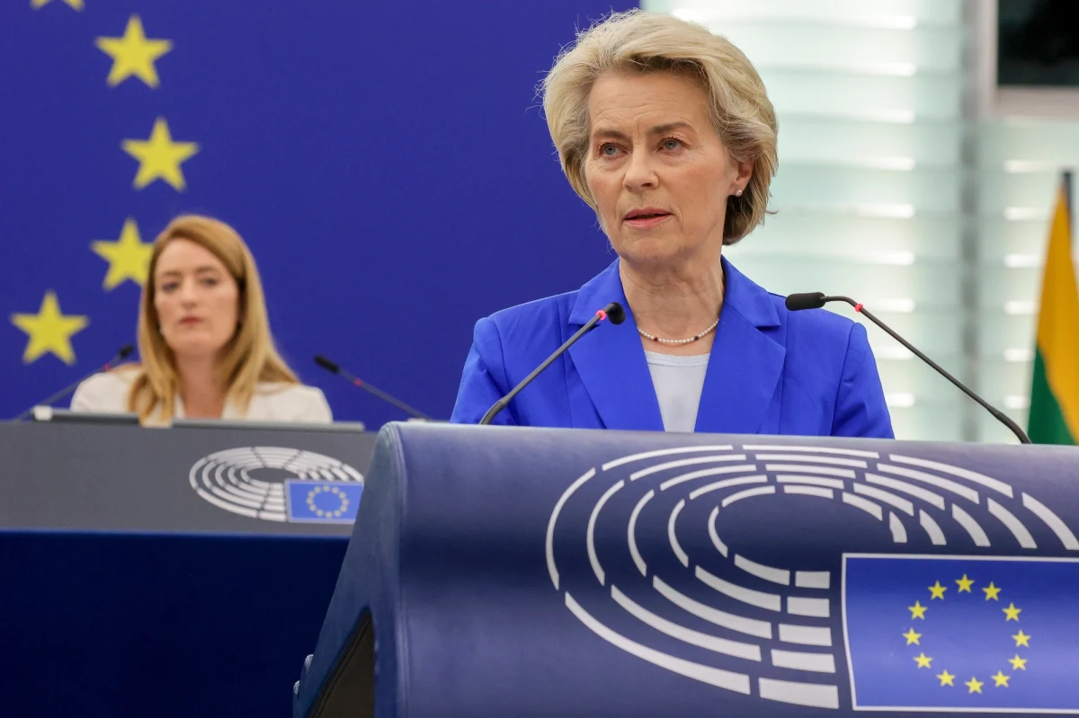 Rosja i Hamas są do siebie podobni. Wszczęte przez nich konflikty mogą się rozprzestrzenić po całym świecie - powiedziała w Waszyngtonie przewodnicząca Komisji Europejskiej Ursula von der Leyen. Dodała też, że ryzyko rozszerzenia wojny na Bliskim Wschodzie jest realne.