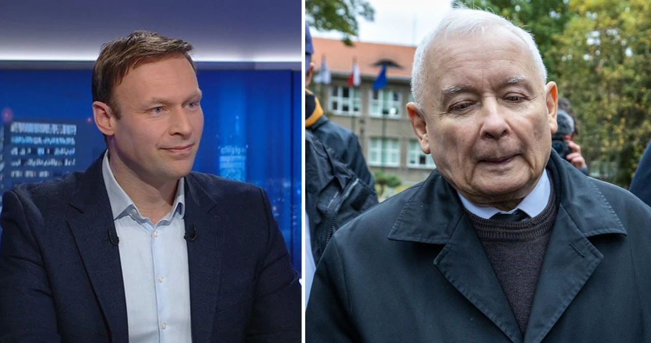 Marcin Mastalerek i Jarosław Kaczyński