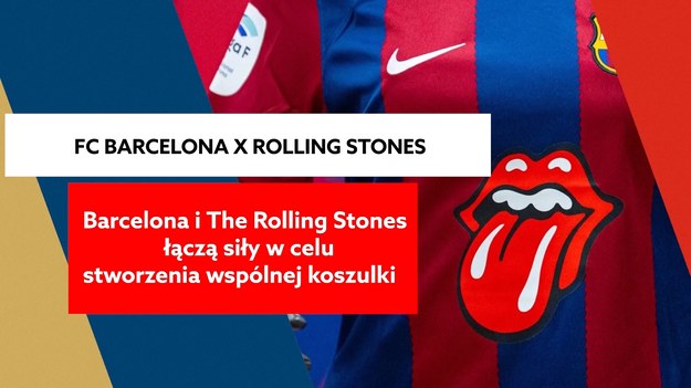 Koszulka, którą Barca założy na El Clásico 28 października, po raz kolejny stanie się ikoną, która przyciągnie uwagę całego świata.

Logo Tongue and Lips zespołu The Rolling Stones ( zastąpi logo Spotify na legendarnej koszulce FC Barcelona.

Ma to na celu uczczenie wydania albumu "Hackney Diamonds" brytyjskiego zespołu, który ukaże się 20 października.

Wideo dzięki uprzejmości: FC Barcelona