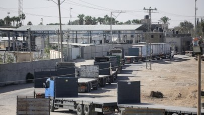 Rafah chwilowo otwarte. Pierwsze konwoje humanitarne dotarły do Gazy