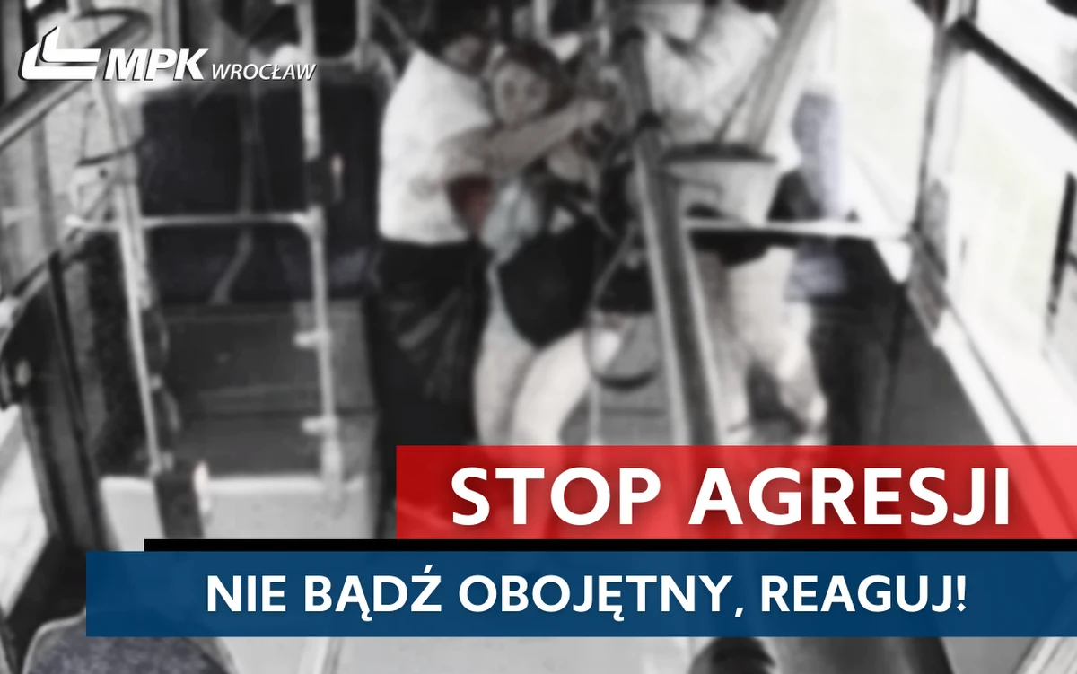 "Stop agresji. Nie bądź obojętny. Reaguj!" - to akcja która jest odpowiedzią na nasilające się w ostatnim czasie ataki na kontrolerów biletów w środkach komunikacji miejskiej. Od początku tego roku doszło do blisko 20 ataków. 