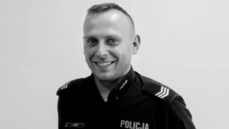 Policjanci żegnają 40-letniego kolegę. "Odszedł na wieczną służbę"