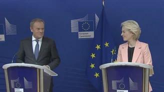 Donald Tusk w Brukseli. "Urszulo, czekaliśmy na to osiem lat"