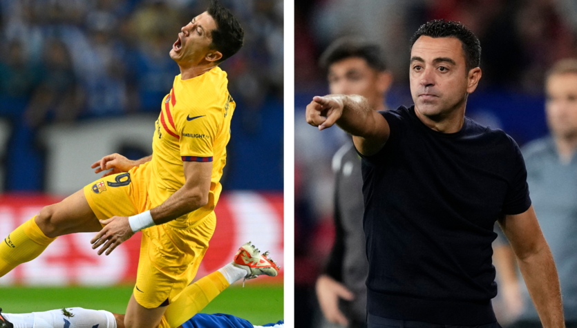 Medios: Lewandowski está lesionado y esa es la decisión.  ¿Xavi realmente se arriesgará?