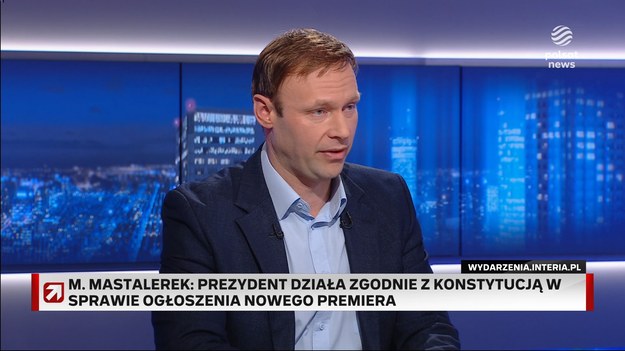 - Gdy byłem rzecznikiem PiS, taki poseł dostałby zakaz medialny - powiedział Marcin Mastalerek, nowy szef gabinetu prezydenta Andrzeja Dudy w programie "Gość Wydarzeń". Jego słowa były komentarzem do wypowiedzi Daniela Milewskiego, który w "Debacie Dnia" powiedział, że "zadaniem PiS oraz prezydenta jest niedopuszczenie do tego, żeby Donald Tusk był premierem Rzeczypospolitej".