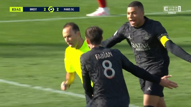 Bramki: 43. Mounié (Lala), 52. Le Douaron (Del Castillo) – 16. Zaïre-Emery (Barcola), 28. K. Mbappé (Lee Kang-in), 88. K. Mbappé
