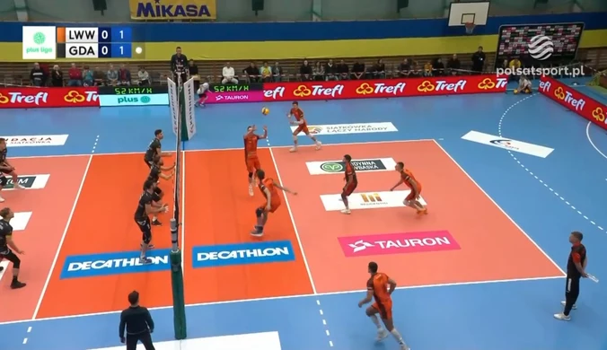 PlusLiga: Barkom-Każany Lwów – Trefl Gdańsk 0:3. Skrót meczu. WIDEO