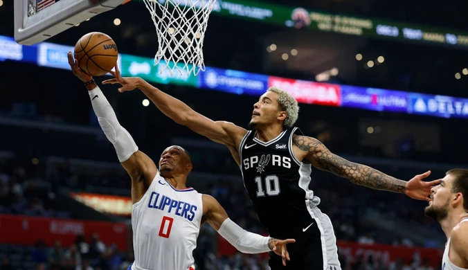 San Antonio Spurs bez szans przeciwko Clippers. Jeremy Sochan nie trafił ani razu