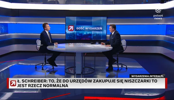 Schreiber w "Gościu Wydarzeń" o słowach Mastalerka: Nie powinien się w tym temacie wypowiadać