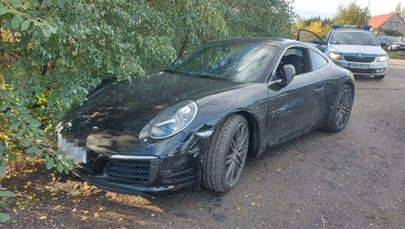 Pościg za skradzionym w Niemczech porsche. Auto odzyskano, kierowca uciekł