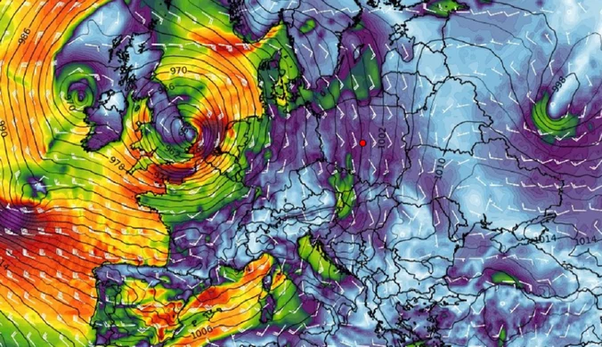Gwałtowna zmiana w pogodzie. Cyklon Ciaran mknie w stronę Polski